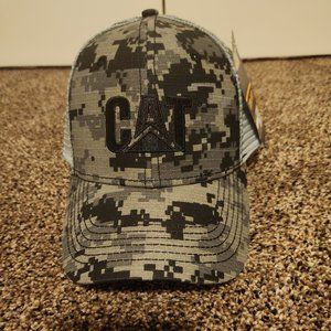 Mens Caterpillar CAT Hat-Grey Digital Camo-Brand New